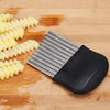 French Fries Cut Stainless Steel Saw Blade Serrated Cutter Fruit and Vegetable Tools Wave Knife Kitchen Equipment Accessories, Style 3