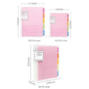 Loose-leaf Notebook Rainbow Cookie Daily Plan Personal Diary Notebook, A5