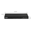 FJGEAR FJ-810UK 8 In 1 Out USB KVM Switcher With Desktop Switch, FJ-810UK EU Plug, FJ-810UK US Plug