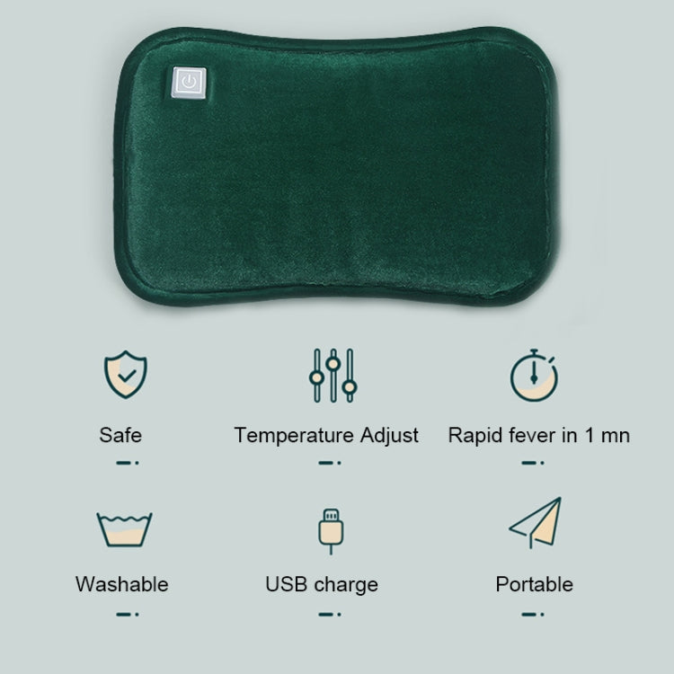 Waterless Graphene Hot Water Bag Rechargeable Hand Warmer,Style:, Glove Version 1 Gear, Glove Version 3 Geat