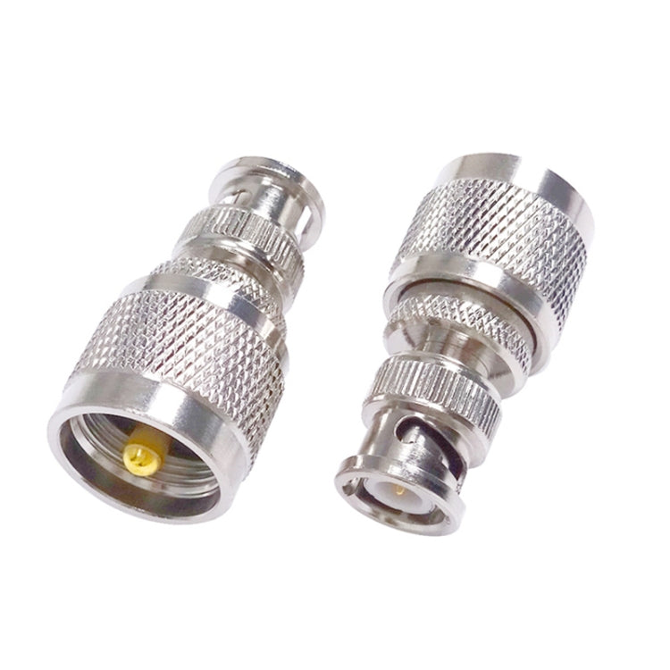PL259 BNC Male To UHF Male Straight RF Coax Adapter Convertor, BNC Male To UHF Male