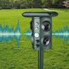 Outdoor Solar Animal Repeller Ultrasonic Vibration Multi-functional Snake Repeller, Solar Animal Repeller