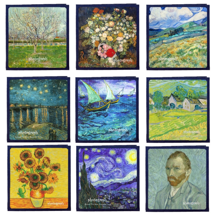 Retro Art DIY Handmade Photo Album Self-Adhesive Film Album, Style：, 16 inch Blossom, 16 inch Bouquet, 16 inch Landscape, 16 inch Starry Night, 16 inch Ride The Wind And Waves, 16 inch Back To Nature, 16 inch Sunflower, 16 inch Starry Sky, 18 inch Blos...
