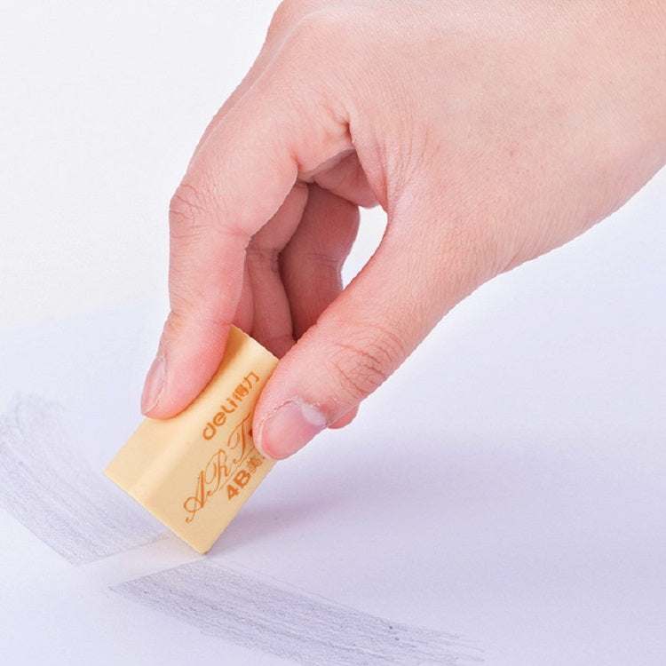 12 Pieces/BoxDeli 7535A 4B Eraser Drawing Exam Boxed Rubber Student Art Drawing Rubber