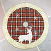 Christmas Ornaments Holiday Scene Elk Pattern Christmas Tree Bottom Decoration, Elk Pattern Tree Skirt