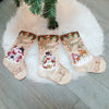 Christmas Stockings Pendant Christmas Decoration Gift Bag, Old Man Snowman, Snowman, Deer