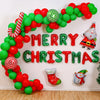 Christmas Balloon Set Merry Christmas Party Background Decoration, Christmas Balloon Set