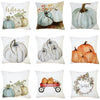 2 PCS Halloween Pumpkin Short Plush Super Soft Pillowcase Decoration without Pillow Core, Soft Pillowcase