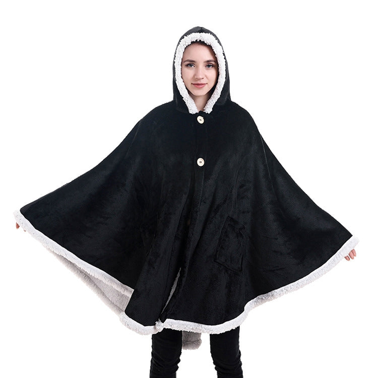 Flannel Solid Color Soft and Warm Shawl Blanket, Black, Red, Wine Red, Blue, Rose Red, Navy, Gray