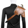 Halloween Carnival PU Leather Adult Men Medieval Viking Armor Shoulder Armor, One Size