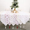 Christmas Table Decoration Bronzing Tablecloth Holiday Decoration Supplies, Golden Tree, Silver Tree, Red Tree, Red Star, Golden Star, Silver Star