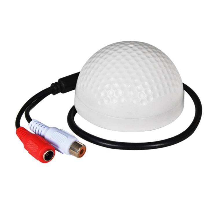 CCTV Microphone Golf Shape audio Pickup Device High Sensitivity DC12V