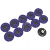 11 In 1 75mm Diamond Polishing Wheel Paint Polishing Sheet Stainless Steel Metal Polishing Sheet, 75mm