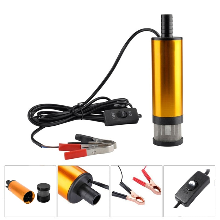 12V Car Electric Submersible Pump Diesel Fuel Water Oil Transfer