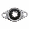 2 PCS  Diamond KFL-08 000 001 Bearing Housing Zinc Alloy Miniature Housing Bearing 3D Printer Accessories Universal, KFL001 (inner diameter 12)