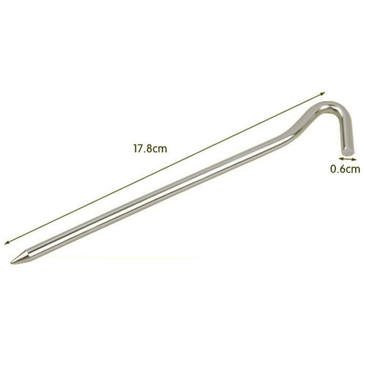 10pcsTent pegs Aluminum Alloy Tent nail Tent Stake Nails Ground Pin Camping Hiking Outdoor Tool inflatable tent Accessories