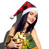 Plaid Christmas Hat Christmas Decoration Adult Hat