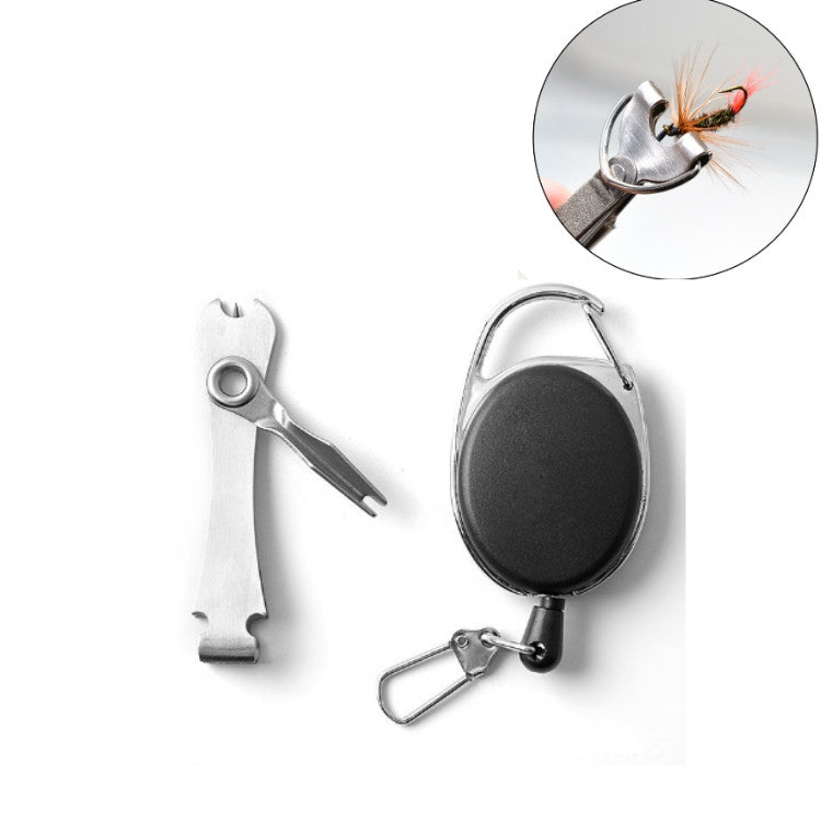 Outdoor Fishing Supplies Fishing Clamp Fishing Line Scissors Telescopic Keychain, 2 in 1 With Keychain, 3 in 1 With Keychain, 3 in 1  Fishing Line Knife