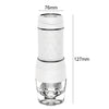 Portable Hand Pressure Espresso Machine Outdoor Accompanying Mini Coffee Cup, Mini (White), Mini (Black)