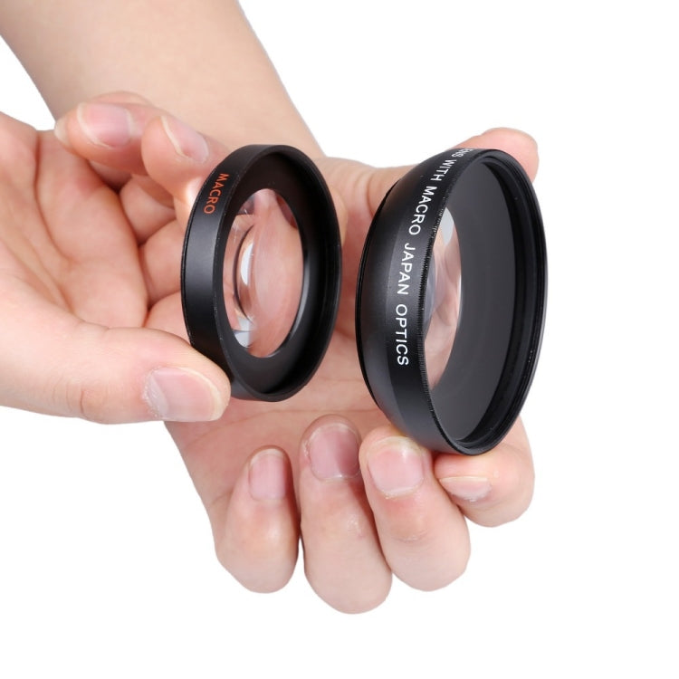 52mm 2 In 1 0.45x Wide-Angle + Macro Camera Lens, 52mm 0.45x