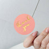5 PCS  Hot Stamping Thank You Sticker Seal Sticker  Gift Wedding Decoration, C-09, C-04, C-10, C-11, C-21-25