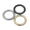 10pcs Zinc Alloy Spring Ring Metal Open Bag Webbing Keychain, Half-inch Light Gold, Half-inch Black, Half-inch Silver, 2 inch Light Gold, 2 inch Black, 2 inch Silver