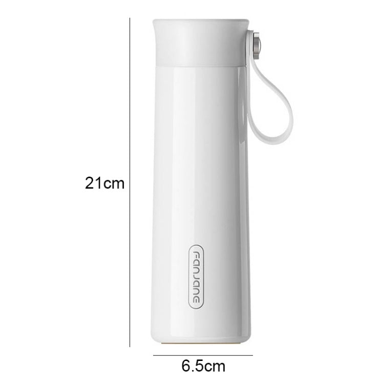 FANJANE Reminder Drinking Smart Thermos Cup, White, Black, Red, Yellow, Pink