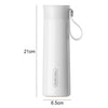 FANJANE Reminder Drinking Smart Thermos Cup, White, Black, Red, Yellow, Pink