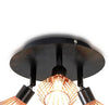 15W LED Bedroom Decoration Adjustable Lamp Three Heads Ceiling Spotlight, Warm White, White Light, without Bulb