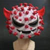 Halloween Props Horror Headgear Latex Mask Teaching Model, Virus