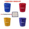 4 PCS / Set 1 Gallon Plant Residue Filter Bag, 4 PCS/Set