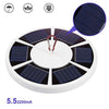 Solar Flagpole Light LED Outdoor Courtyard Camping Tent Light, Solar Flagpole Light
