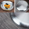 Stainless Steel Thickened Round Plate Cafe Tray Fruit Cake Plate Bone Plate Dish Shallow Plate, 14cm Brushed Matte Silver, 17cm Brushed Matte Silver, 20cm Brushed Matte Silver, 23cm Brushed Matte Silver, 26cm Brushed Matte Silver�����������������������...