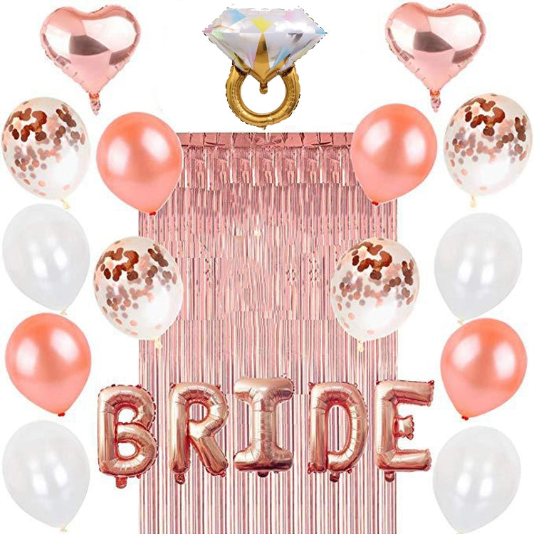 Bachelor Girl Party Decoration Set Rose Gold Bridal Party Decoration, Bachelor Girl Party Decoration