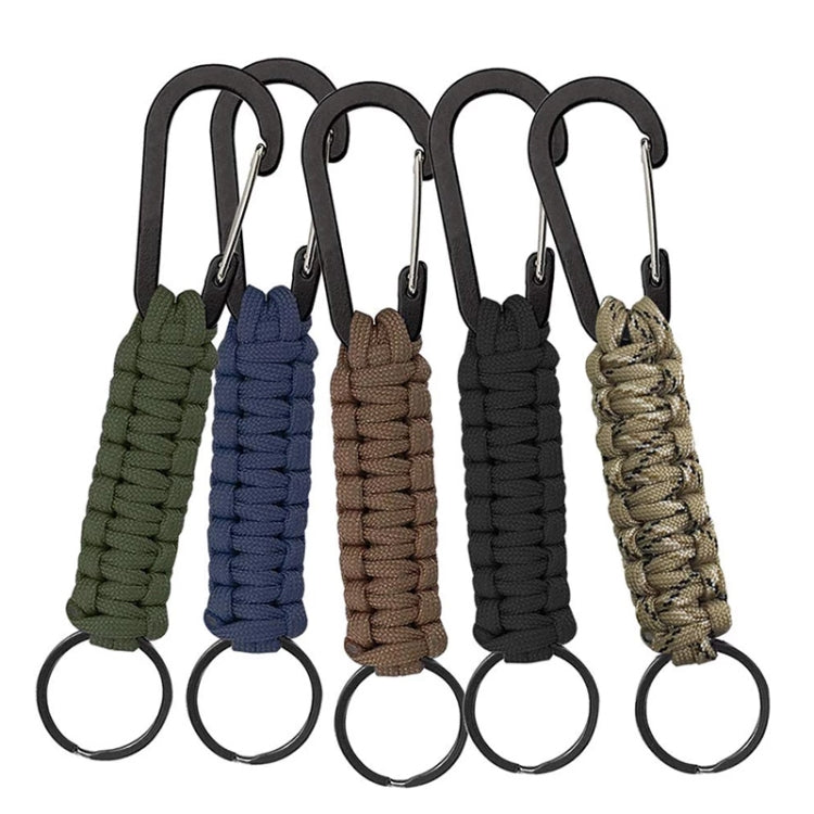 Outdoor Multifunctional Nylon Umbrella Rope Carabiner Key Chain