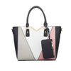 4 in 1 Fashion All-Match Diagonal Ladies Handbags Large Capacity Bag, White, Yellow, Navy Blue, Black, Brown