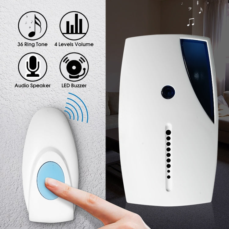 10PCS Waterproof LED Wireless Doorbell Remote Control Door Bell With
