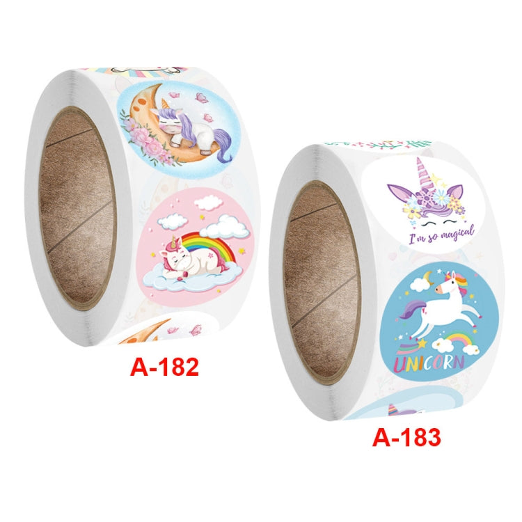 Cute Cartoon Animal Children Reward Sticker Label, Size: 2.5cm / 1inch, A-182, A-183