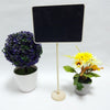 Cute Standing And Erasable Small Blackboard Seat Card Unique Handwritten Message Board, Standing Message Board