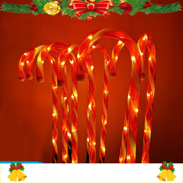 10 in 1 Christmas Cane Lights Holiday Indoor Garden Decoration Lights, US Plug, EU Plug, UK Plug, AU Plug