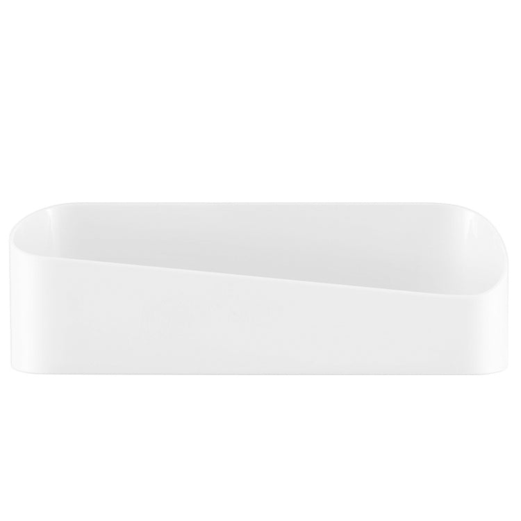 Bathroom Paste Wall-Mounted Plastic Storage Rack Geometric Shape Bathroom Rack, Carton Packaging