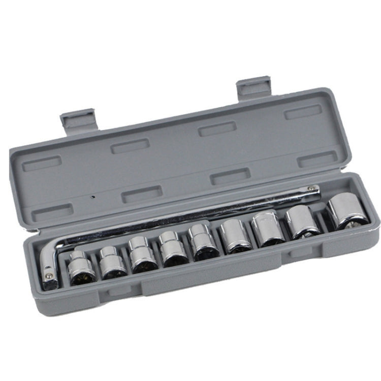 10 In1 Wrench Socket Repair Casing Toolbox Set Quick Multi-Function