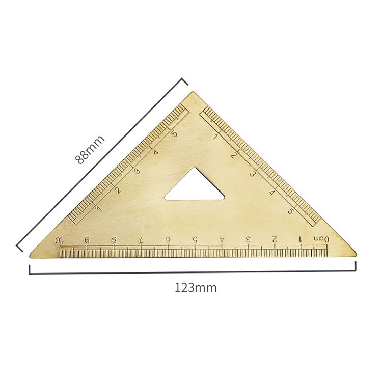Brass Retro Drawing Ruler Measuring Tools, 0-10cm Isosceles Triangle Ruler, 0-10cm Right Angle Triangle Ruler, 0-15cm Wave Ruler, 0-15cm Ruler, 0-18cm Ruler, 0-120mm Caliper Single Scale, 0-180 Degree Protractor, 0-120mm Caliper Double Scale