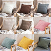 Home Wool Knitted Pillowcase, Beige 45 x 45 cm, Deep Coffee 45 x 45 cm, Light Coffee 45 x 45 cm, Gray 45 x 45 cm, White 45 x 45 cm, Lake Green 45 x 45 cm, Skin Powder 45 x 45 cm, Turmeric 45 x 45 cm