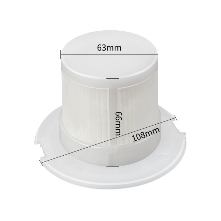 Vacuum Cleaner Filter Accessories for Positive & Negative Zero Wireless Vacuum Cleaner XJC-Y010/A020, One Filter Element, One Filter Element + One Filter