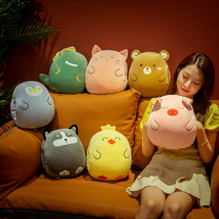 Cartoon Pillow Warm Hand Covering Animal Fruit Doll Girlfriend Gift, 30cm