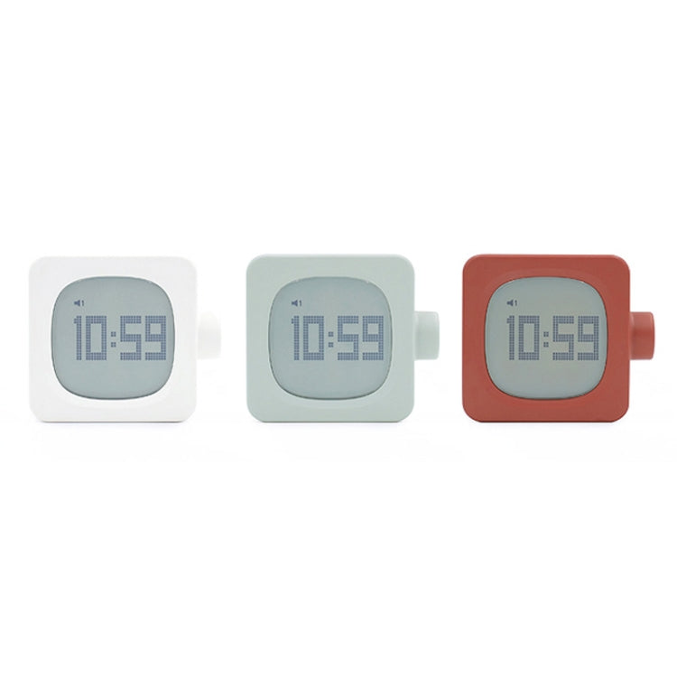 Student Creative Multifunctional Mute Bedside Bedroom Square Alarm Clock