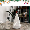 Silicone Night Light Christmas Tree with Music Holiday Decorative Lamp, White Light, Colorful Light