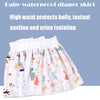 Baby Water-Proof And Leak-Proof Cloth Diapers Children Washable Cotton Cloth Bed-Wetting Skirt Pants, L