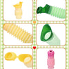 Portable Child Adult Car Outdoor Emergency Urinal, Yellow Children, Blue Adult, Pink Bear, Green Frog